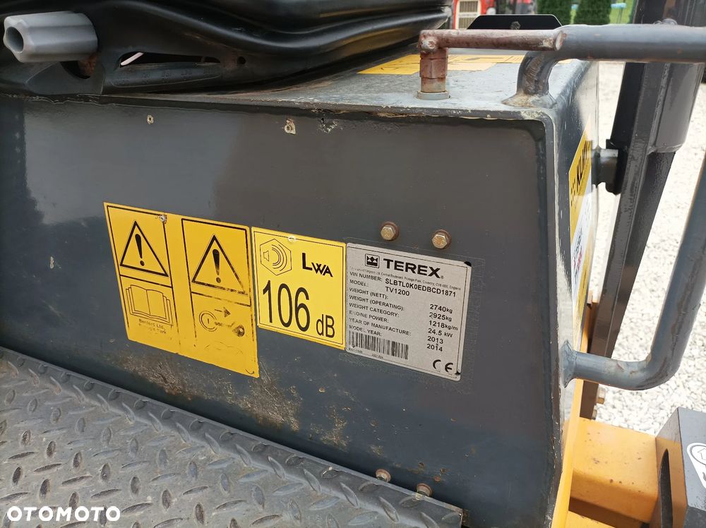 Terex TV 1200 / WALEC DROGOWY / 3T / JAK NOWY / SPROWADZONY / - 8