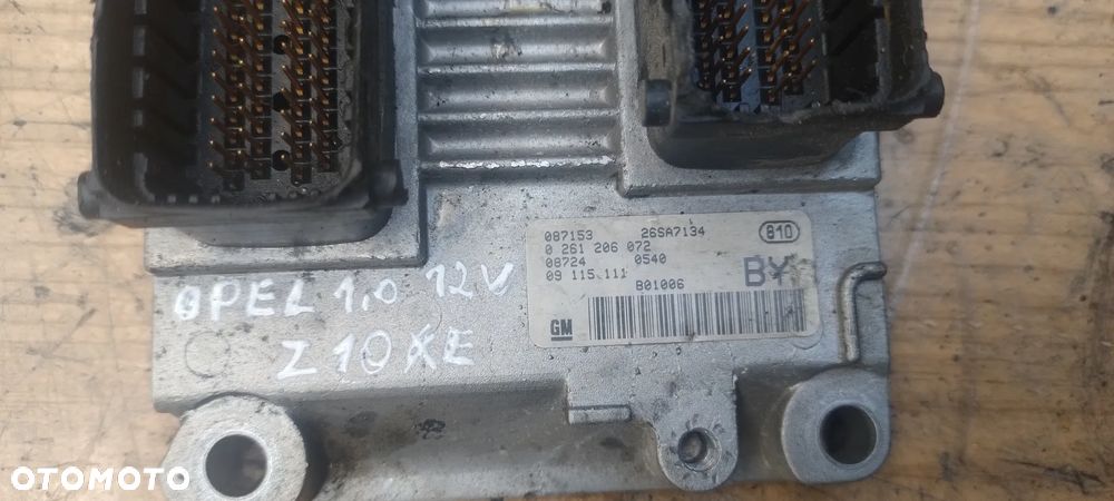 OPEL corsa 1,0  komputer 0261206072 sterownik 0261204058 - 2