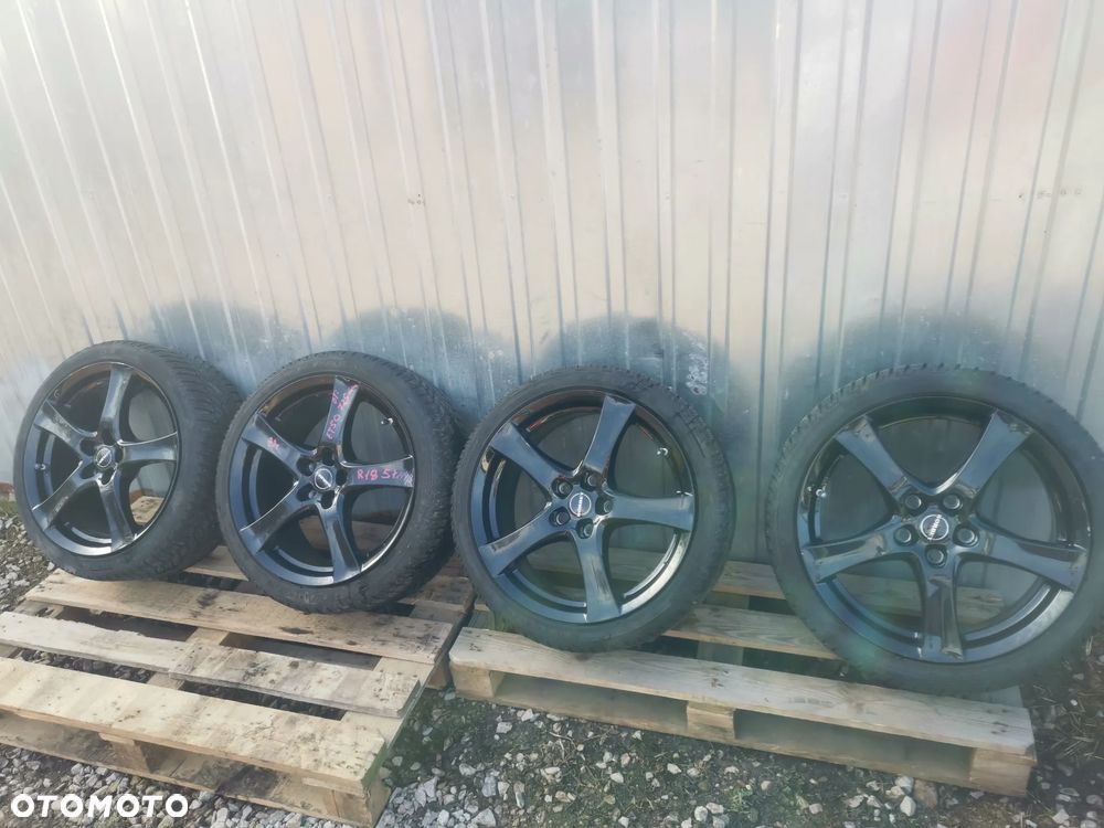 ALUFELGI KOŁA ALUMINIOWE R18 5X114,3 ET50 OPONY ZIMOWE FULDA 225/40 - 1
