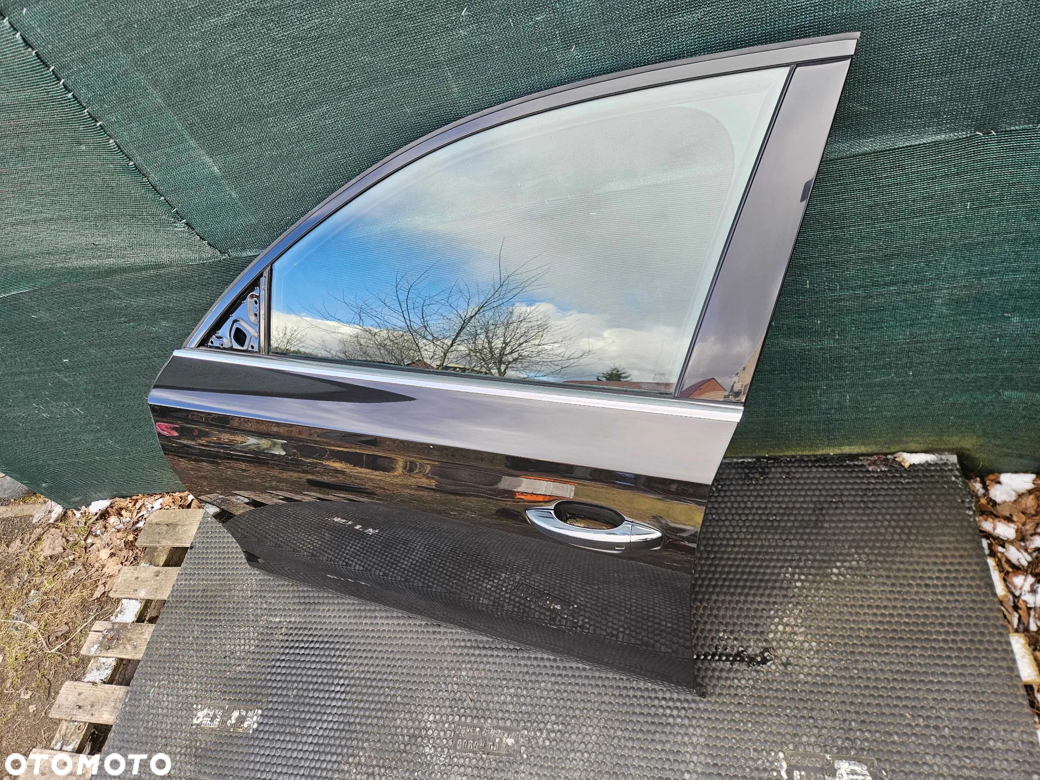 Drzwi Przod Przednie Lewe Czarne LY8X Kompletne BOSE AUDI A8 D4 Long 2013r - 3
