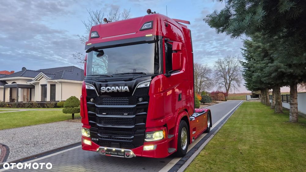 Scania SCANIA///S530///V8///2022/// FULL LED///ALUFELGI/// KLIMATYZACJA POSTOJOWA/// ZABUDOWY MIĘDZYOSIOWE/// SKÓRZANE FOTELE///WAGA/// STAN JAK NOWY///RETARDER/// - 3