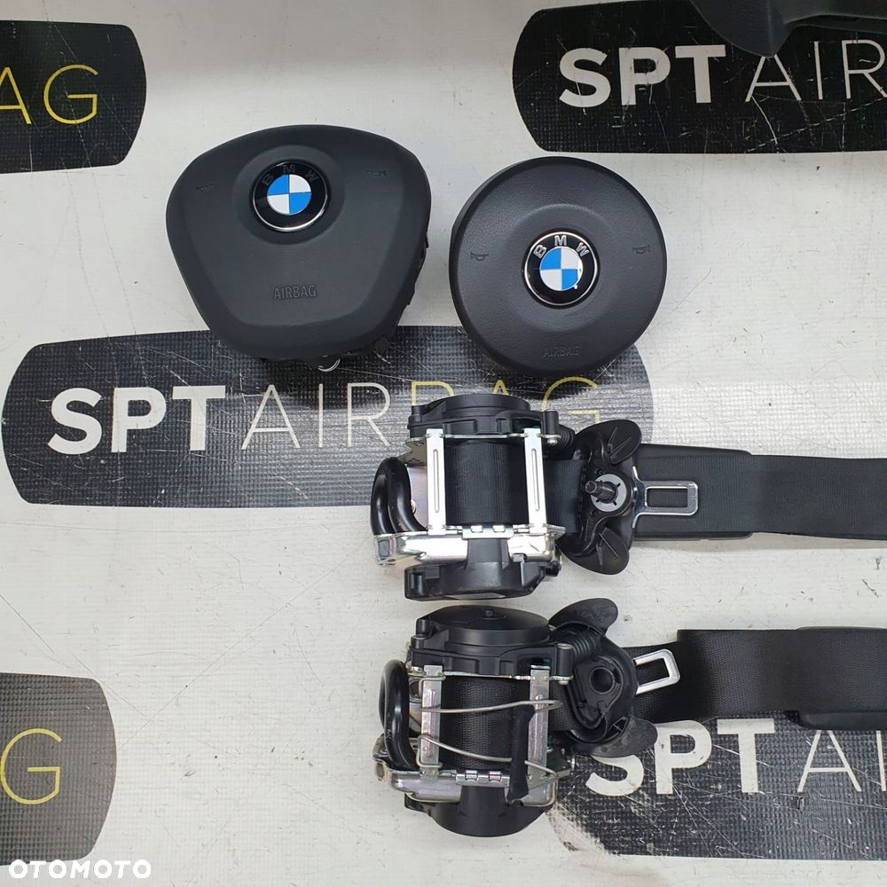 BMW X1 F48 DESKA ROZDZIELCZA KONSOLA KOKPIT PULPIT PODUSZKI AIRBAG AIR BAG PASY KIT SET - 7