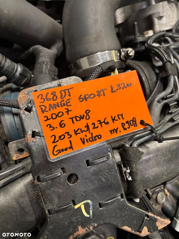 Silnik kompletny Land Rover Range sport l320 film video 3.6 tdv8 368dt - 7