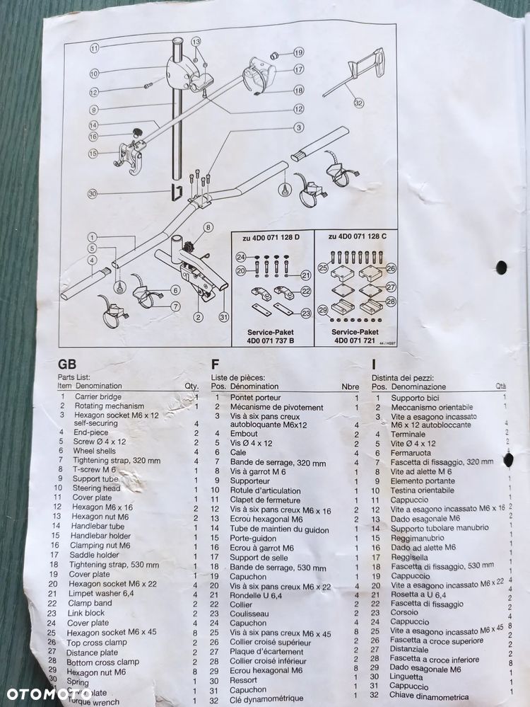Uchwyt bagażnik rowerowy Votex - 12