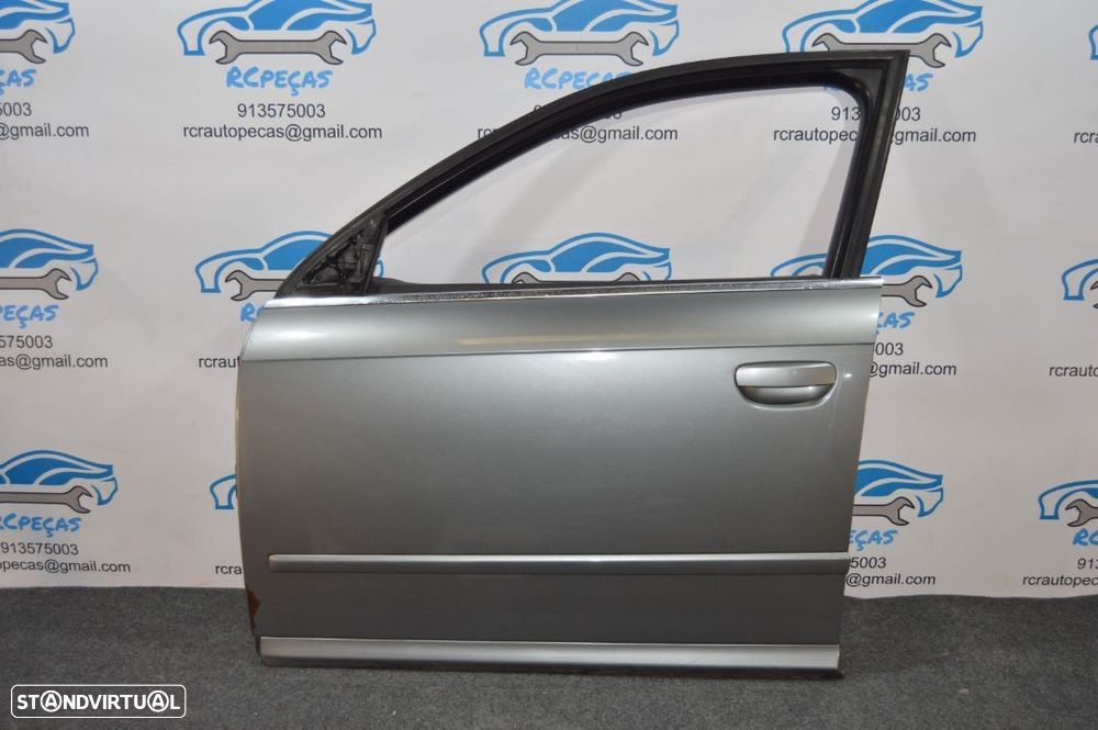 PORTA PORTAS FRENTE FRONTAL ESQUERDA AUDI A4 B7 SLINE 8E0831051L 8E0831051 FECHO ELEVADOR MOTOR PUXADOR VIDRO RETROVISOR RETROVISORES - 1
