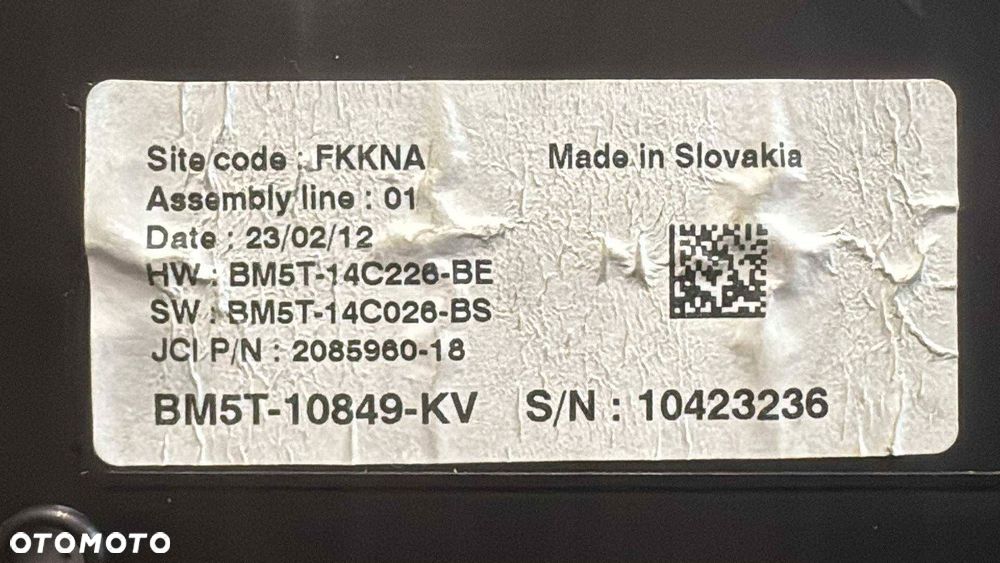 licznik / prędkościomierz ford focus mk3 duży wyświetlacz wersja uk - 3