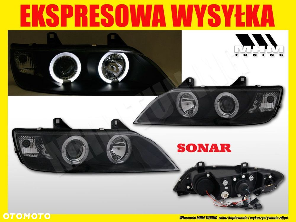 REFLEKTOR LAMPA KPL RINGI LED ANGEL EYES BMW Z3 - 2