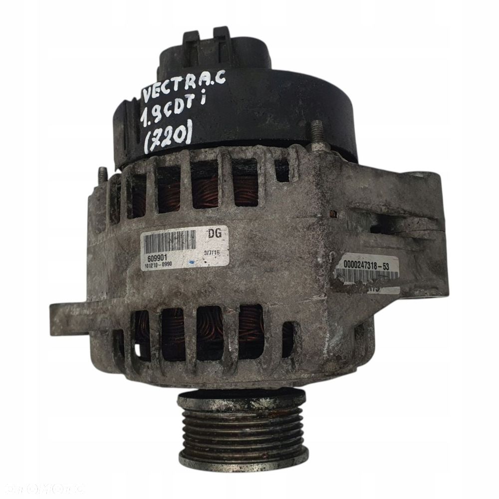 ALTERNATOR Opel Zafira B Vectra C Signum 1.9 CDTI 101210-0990 - 4