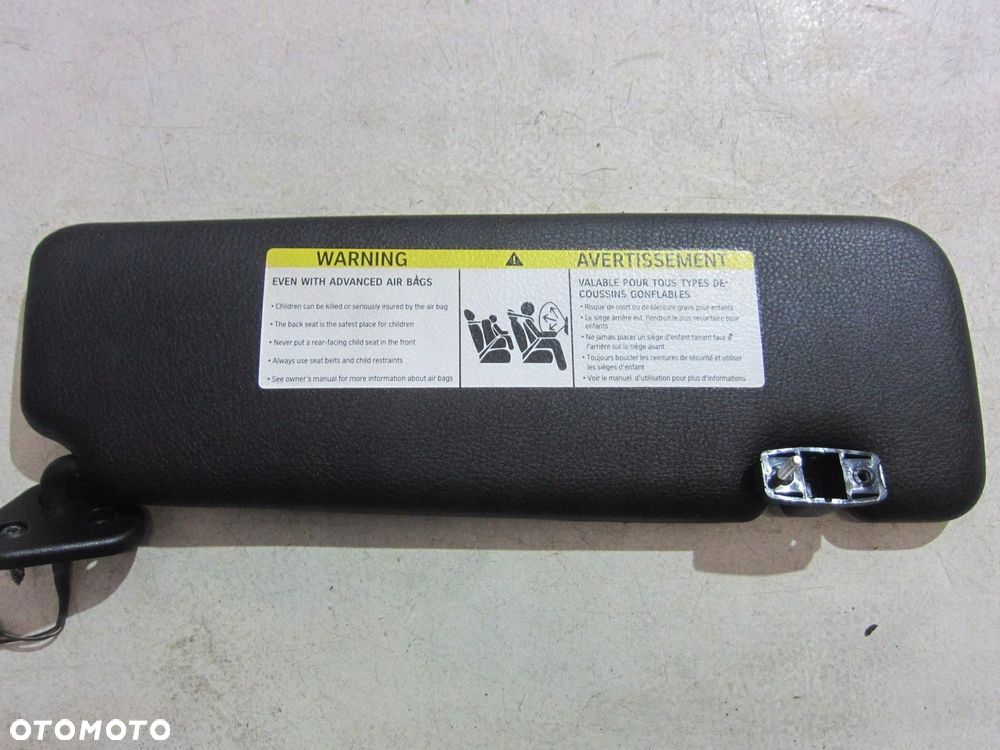 BMW 6 F12 CABRIO OSŁONA PRZECIWSŁONECZNA PRAWA LEWA CZARNA 7294697 7294698 - 8