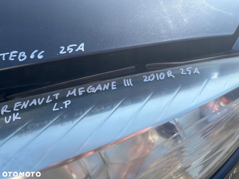 RENAULT MEGANE III LAMPA LEWA PRZEDNIA LEWY PRZÓD UK TEB66 - 5