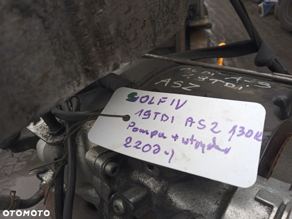 SILNIK VW GOLF IV 1.9 TDI AS2 POMPA WTRYSKI - 7