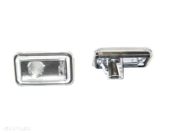 Set Lampa semnalizare aripa tuning Porsche 911, 968, VW Caddy 1, Golf 2, Jetta, Passat B3/B2, Polo 86C, Audi 80, 90,100, A6 transparent partea Dreapta+Stanga 130719BE - 1