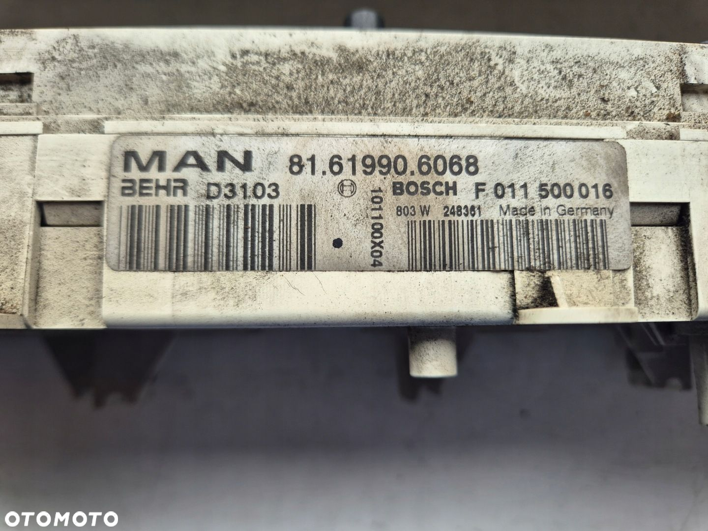PANEL NAWIEWU OGRZEWANIA KLIMATYZACJI MAN TGA TGL TGM 81619906068 - 2