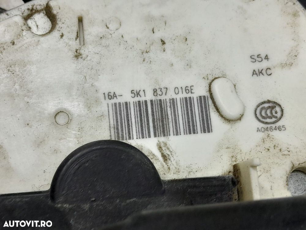 Broasca usa dreapta fata 5K1837016E Volkswagen VW Polo 5 6R [2009 - 2 - 3