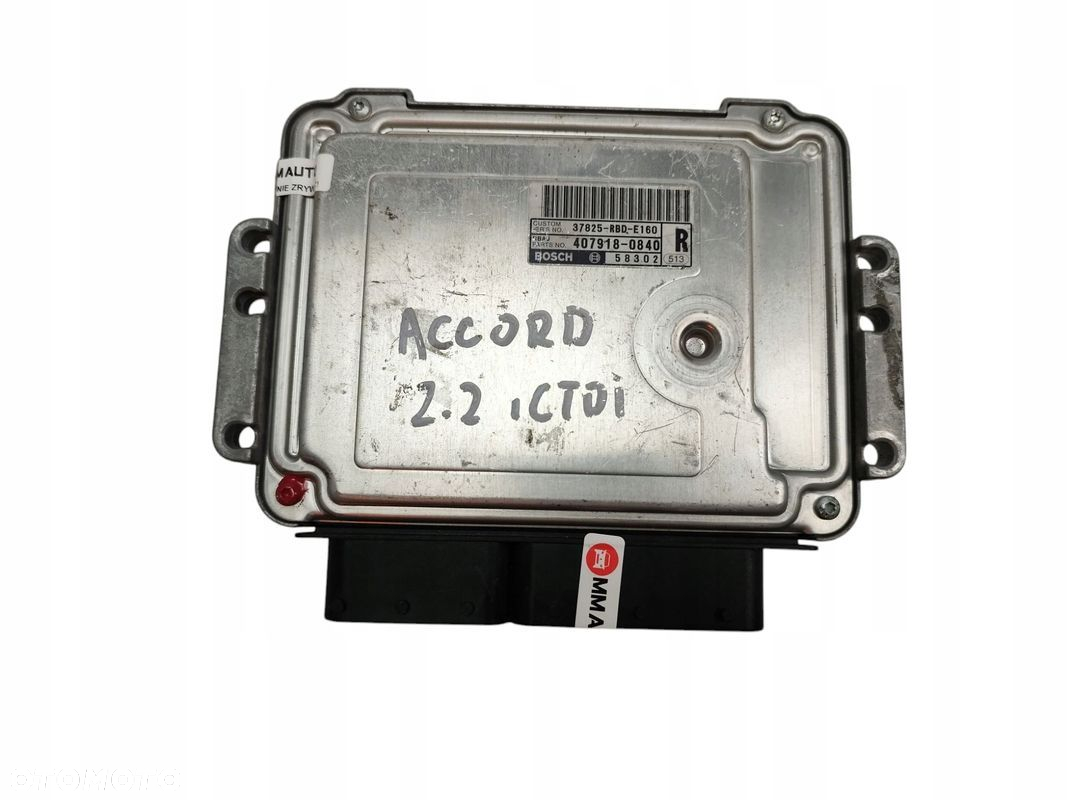 KOMPUTER STEROWNIK SILNIKA HONDA ACCORD VII 2.2 I-CTDI 140KM 37820-RBD-E51 - 2