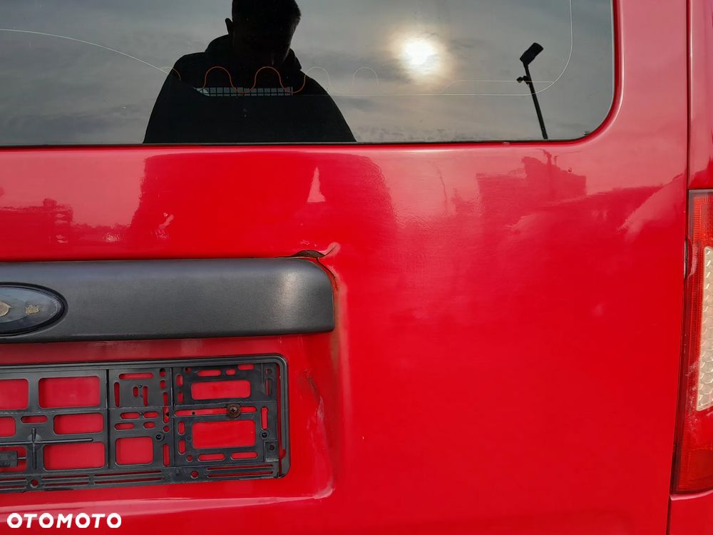 FORD TRANSIT CONNECT KLAPA BAGAŻNIKA TYLNA TYŁ CZERWONA - 5