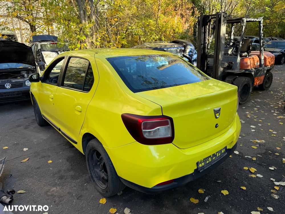 Dezmembrez Dacia Logan II 2015 galben 1,2 benzina - 9