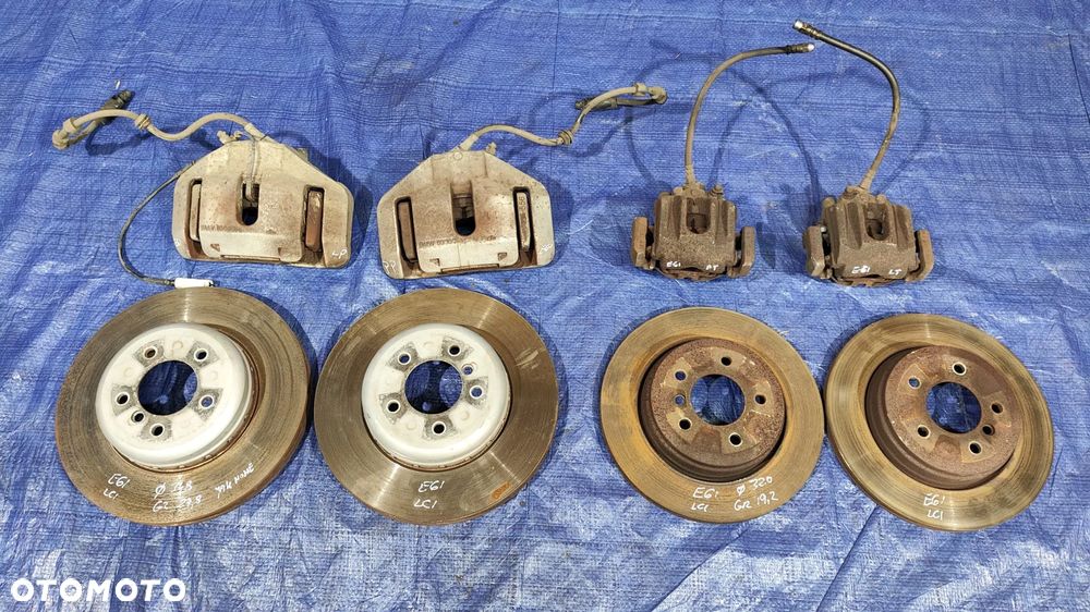HAMULCE PRZÓD TYŁ SWAP KOMPLET ZESTAW ATE ZACISKI 60/30/348 46/24 TARCZE KLOCKI 348 320 BMW E60 E61 - 1