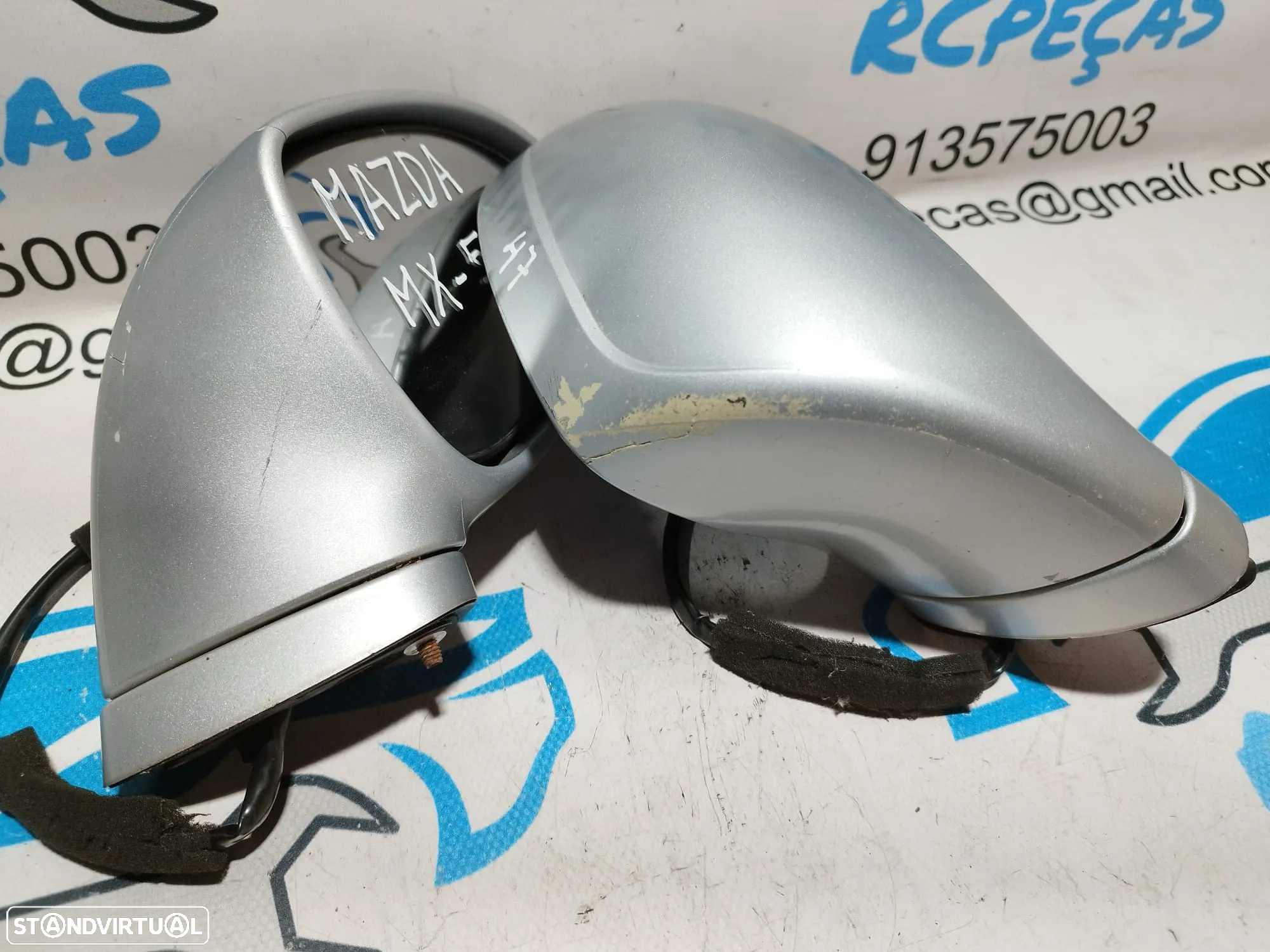 ESPELHO RETROVISOR ESQUERDO DIREITO MX5 MX-5 MX 5 II 2 MK2.5 MIATA NB NC3369180GPZ NC3369180 NC3569120GSU NC3569120 ELETRICO AQUECIDO ESPELHOS RETROVISORES - 12