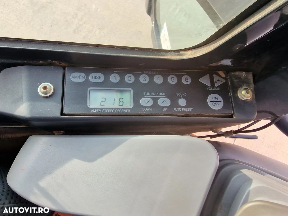 Hitachi ZX33U-6, Masa Operationala 3,7t, 2023, 1.305h, CUPLA RAPIDA HIDRAULICA+3 CUPE NOI, SistemAntifurt, Inst picon, senile 80% bune, Aer conditionat, Adancime sapare 5m, Ridica 2,8tone, Motor 25CP, posibilitate leasing 4 ani, CA NOU-PROMOTIE 36900 EUR+Tva - 6