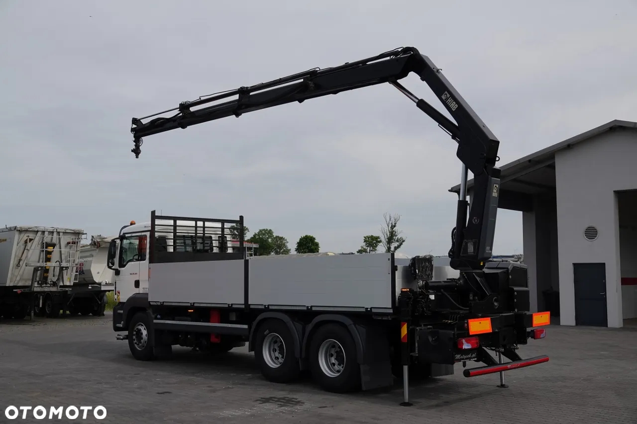 MAN TGS 26.320 / 6X4 / SKRZYNIOWY 6.5 M + HDS HIAB 188 BS-3 / MAX UDŹWIG: 4 900 KG / STEROWANIE RADIOWE / ROTATOR / EURO 6 - 4