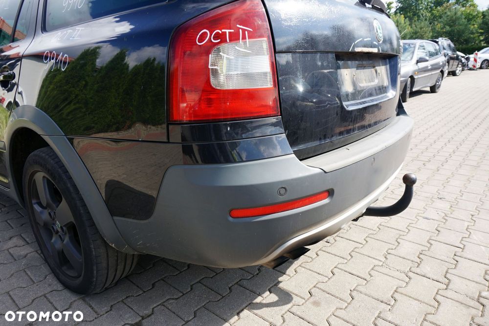 ZDERZAK TYLNY PDC OCTAVIA II 1Z5 LIFT KOMBI 9910 PDC SCOUT CZARNY SKODA 2008-2013 - 4