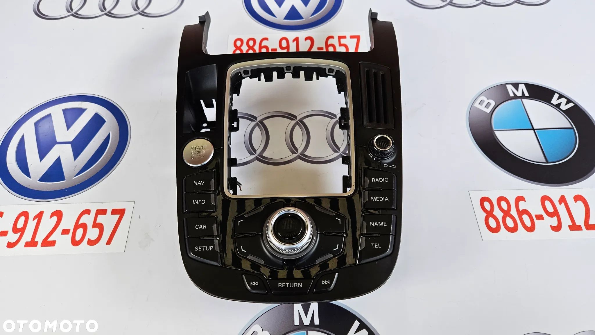 Audi A5 8T A4 B8 Panel sterownia MMI Włącznik Sterowanie  8T0919609G - 1
