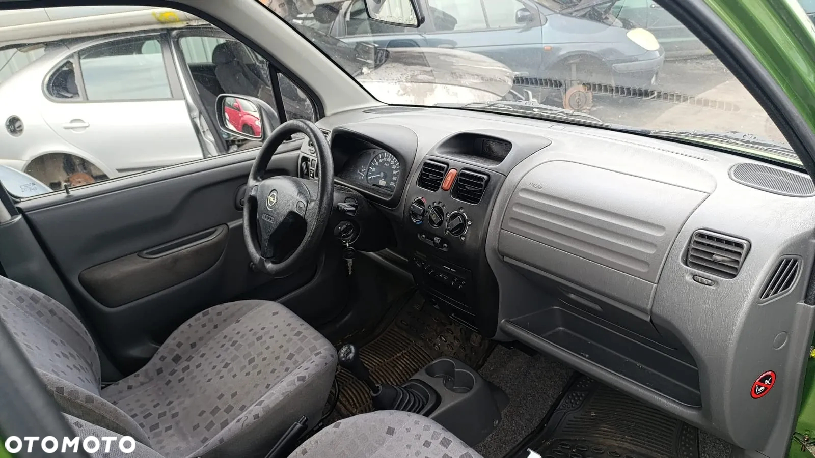 35017 opel agila 1.0 12v 58 km Z10xe na częsci lakier Z395 - 16