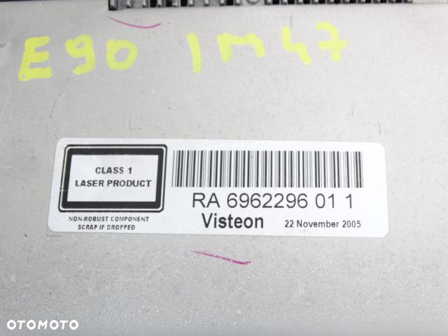 BMW 1 E87  3 E90  X1 E84Radio Radioodtwarzacz CD Panel Multimedia BMW Business CD RA6962296 VP4KAF18C838GE 65126962296 6962296 65129133335 9133335  BMW 116d 116i 118d 118i 120d 120i 123d 130i 316d 316i 318d 318i 320i 320d 323i 325d 325i 328i 330d 330i 335i 335d - 7