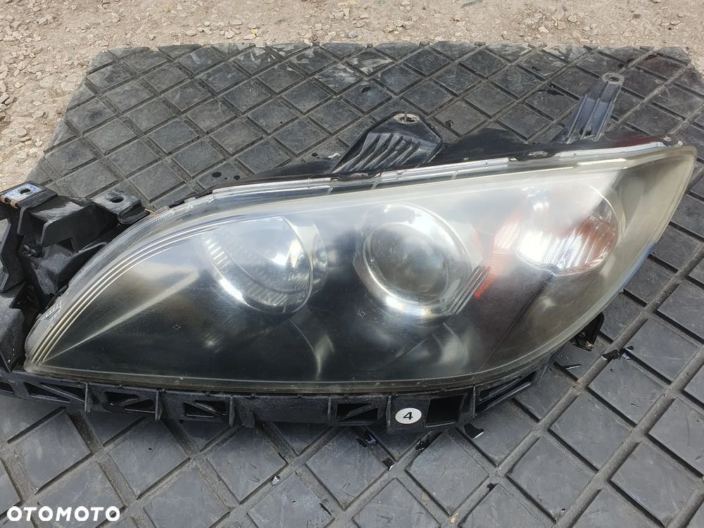 MAZDA3 MAZDA 3 BK HB 03- REFLEKTOR LAMPA PRZEDNIA LEWA EUROPA - 2