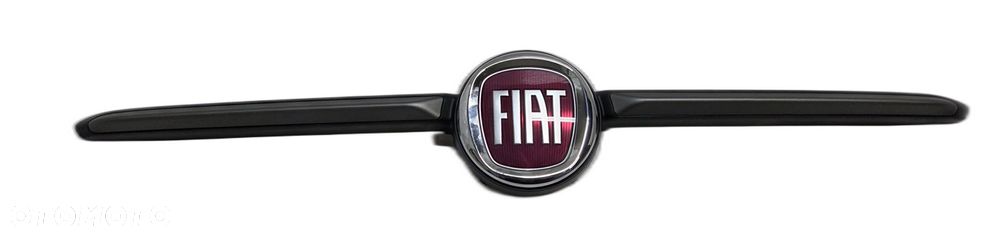 GRILL EMBLEMAT ZNACZEK LISTWA FIAT 500 X LIFT 735692166 735709516 NOWY oryg - 1