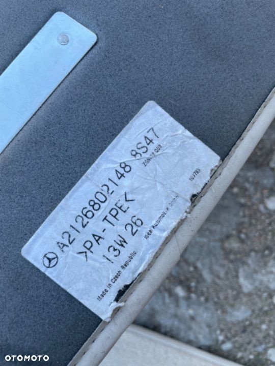 MERCEDES e 212 CLS 218 dywaniki dywany oryginał welurowe beżowe - 6