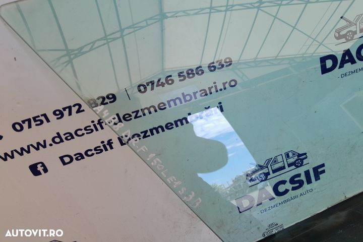 Geam usa fata dreapta 43R-001582 43R-001582 Audi A4 B8/8K [2007 - 201 - 2