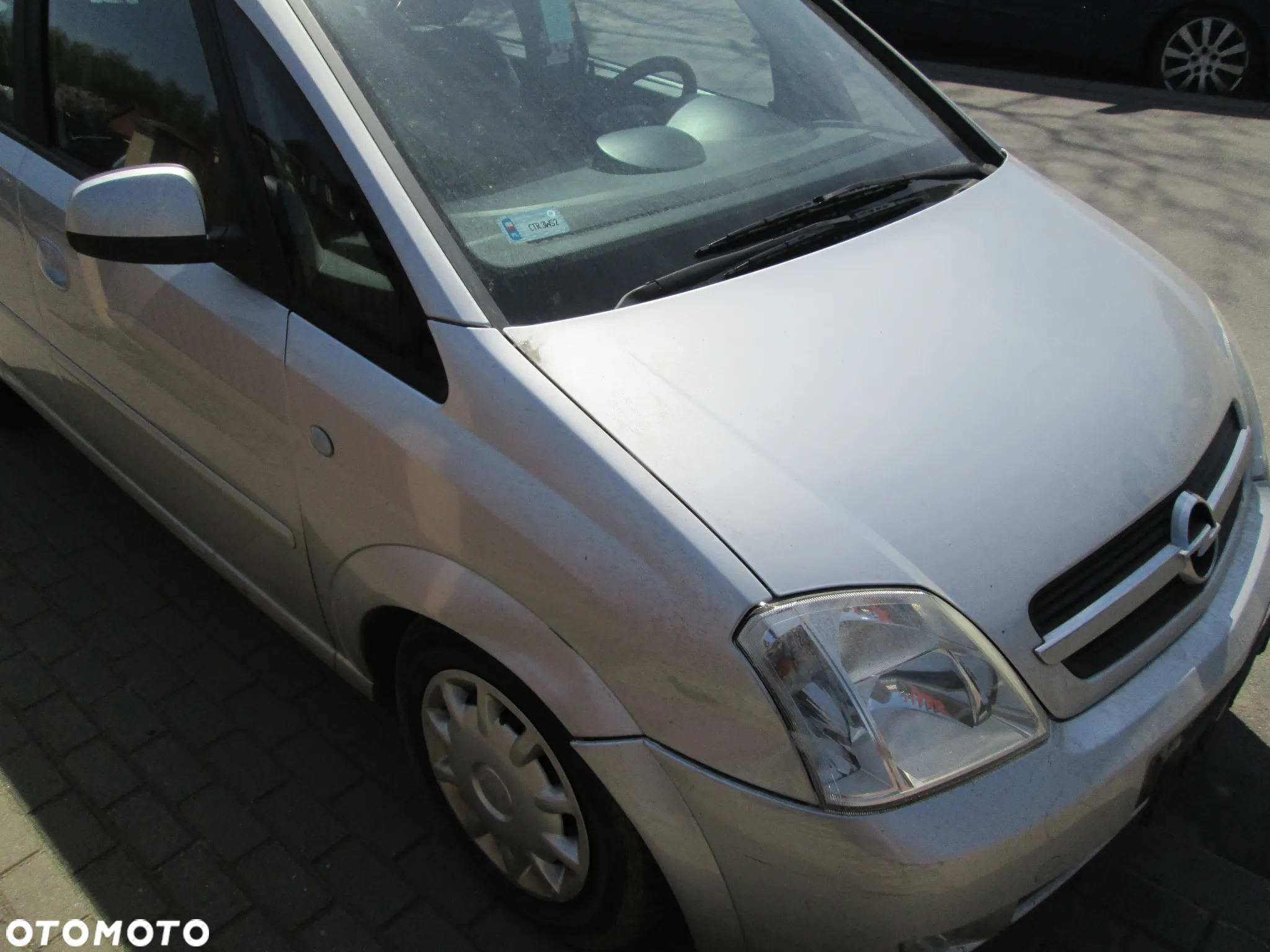 OPEL MERIVA A 1.6 8V Z16SE Z157 SILNIK DRZWI MASKA SZYBA FOTELE CZĘŚCI SREBRNA - 7