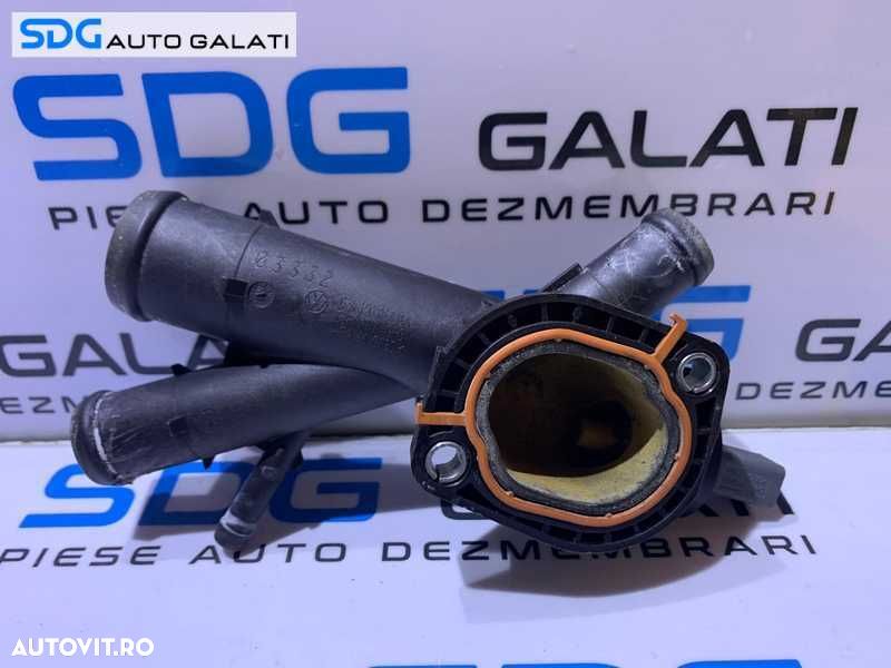Distribuitor Corp Carcasa Termostat Apa Skoda Octavia 2 1.6 TDI CAYB CAYC 2008 - 2013 Cod 03L121131AA 03L121132AA [D0340] - 6