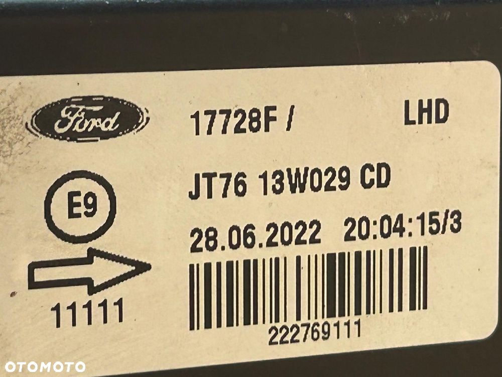 FORD TRANSIT COURIER MK2 LIFT LAMPA PRZEDNIA PRAWA EU JT76-13W029-CD - 2