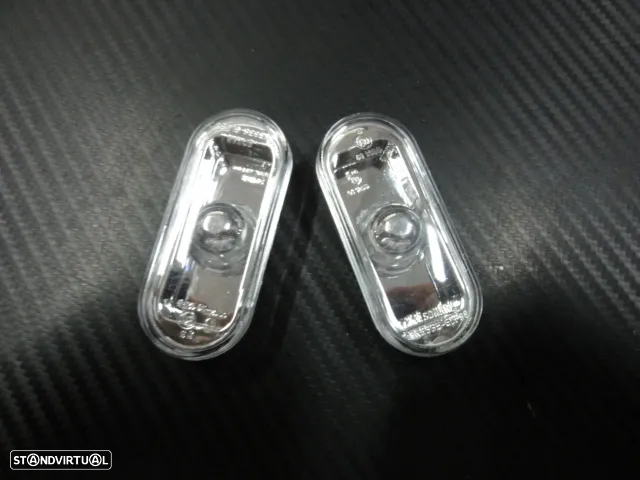Piscas laterais + lâmpadas cromadas para VW Bora, Golf 3, Golf 4, caddy, fox, Eos, Lupo, Passat 35i, 3B, 3BG, Polo 6N, 6N2, 9N, vento, T5, Sharan, jetta 3, Multivan Transporter, Vento +96 fundo smoke ou em cristal - 11