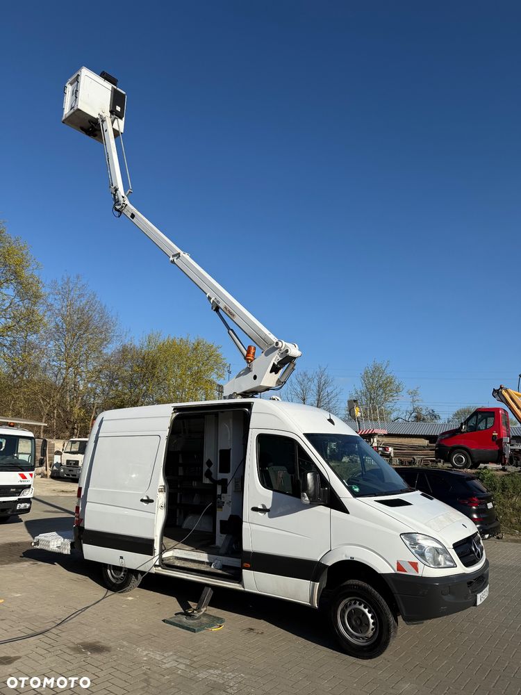 Mercedes-Benz Podnośnik Koszowy Palfinger P140V Zwyżka 14 metrów Pilot ! UDT Dmc 3500kg Kat b Jak Wumag Ruthmann Multitel - 11