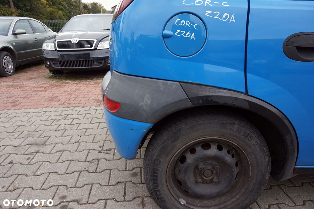 ZDERZAK TYLNY CORSA C III 5D HB Z20A  NIEBIESKI OPEL 1999-2003 - 3