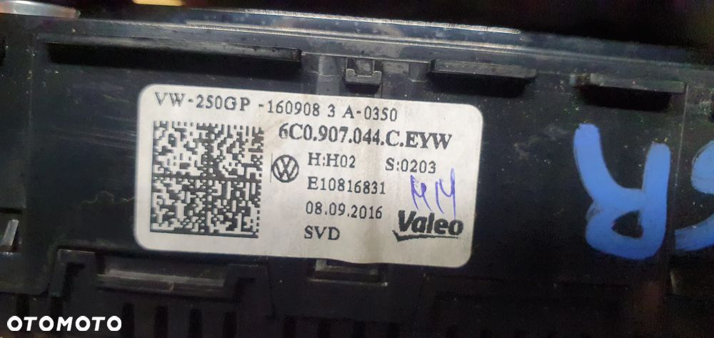Panel nawiewu klimatyzacji klimy VW Polo V 6R 6C0907044C - 6