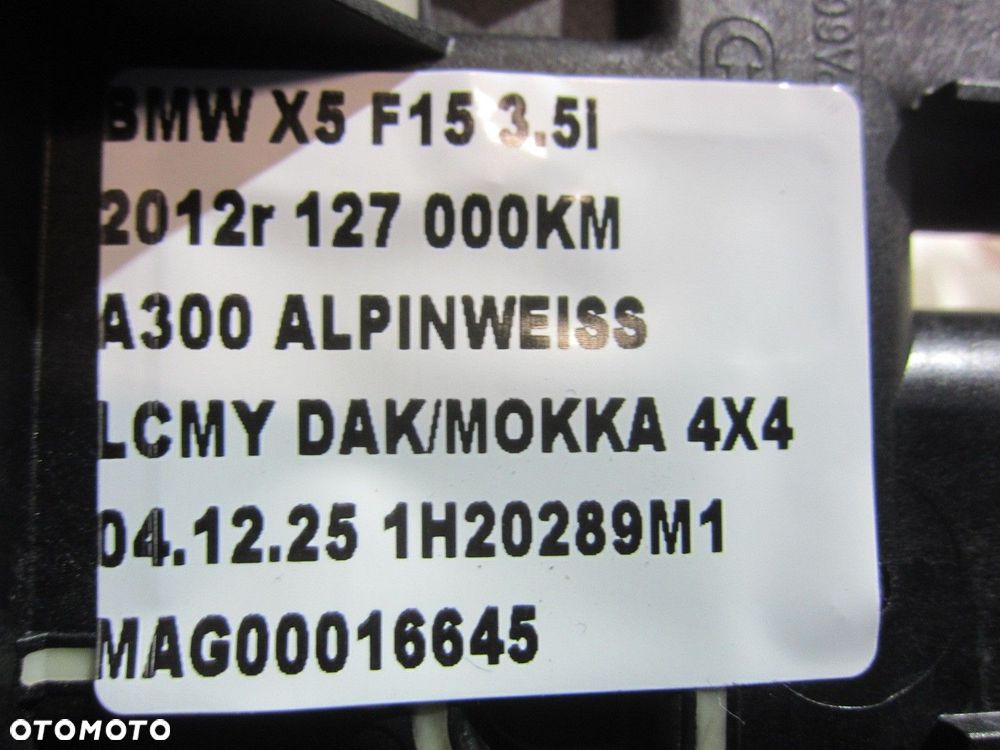 BMW X5 F15 F85 F16 PRZEDNI ROZDZIELACZ PRĄDU B+ PRZÓD 61149285503 9285503 - 7