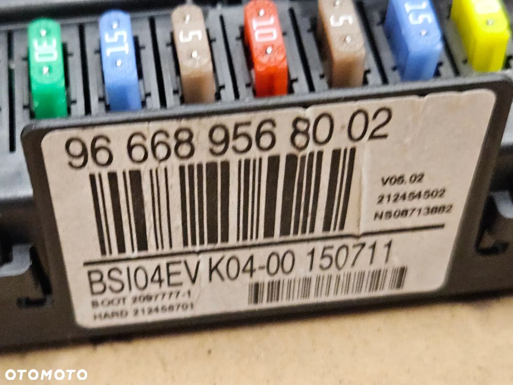 Peugeot 3008 5008 moduł sterownik BSi BSI04EV K04 9666895680 9664059080 BSI04EV - 2