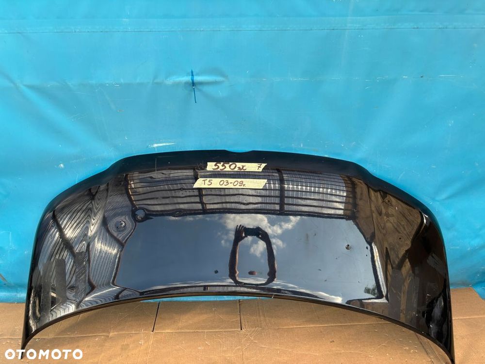 VW T5 TRANSPORTER MULTIVAN CARAVELLA 03- maska czarny metalik bez rdzy - 1