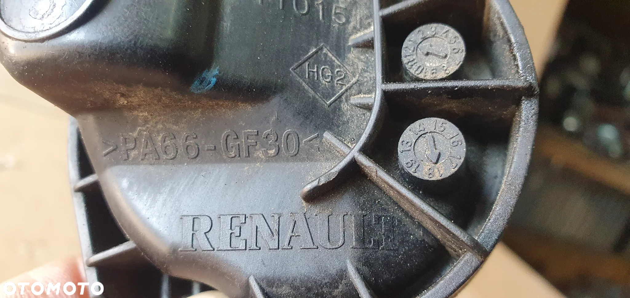 Obudowa termostatu króciec wody Dacia Logan II 0.9 TCE 110616064R 110612563R - 6