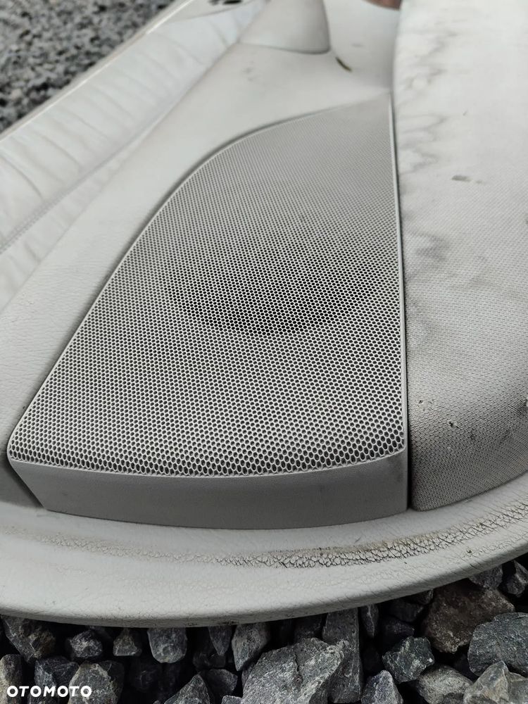 MERCEDES W209 CLK CABRIO Boczek Tapicerka Lewy Przód Przedni Szara Skóra - 4