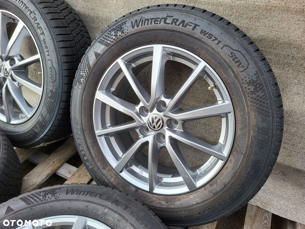 [K400] Koła zimowe 17 Cali 5x112 Kumho 215/65/17 8mm VW TIGUAN - 5