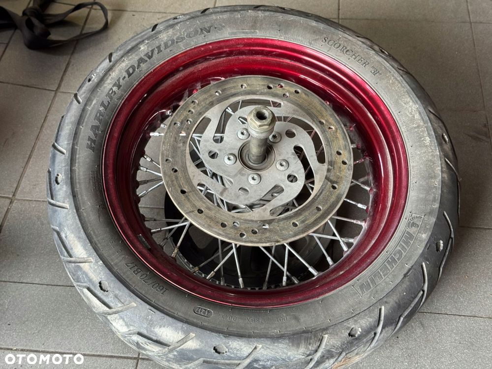 koło felga pulley pasowe komplet harley davidson 17 x 4,5 dyna street bob - 7