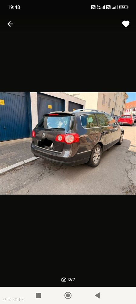 Ușă portieră dreapta spate  Volkswagen Passat B6 Mokka Brown LC8Z - 2
