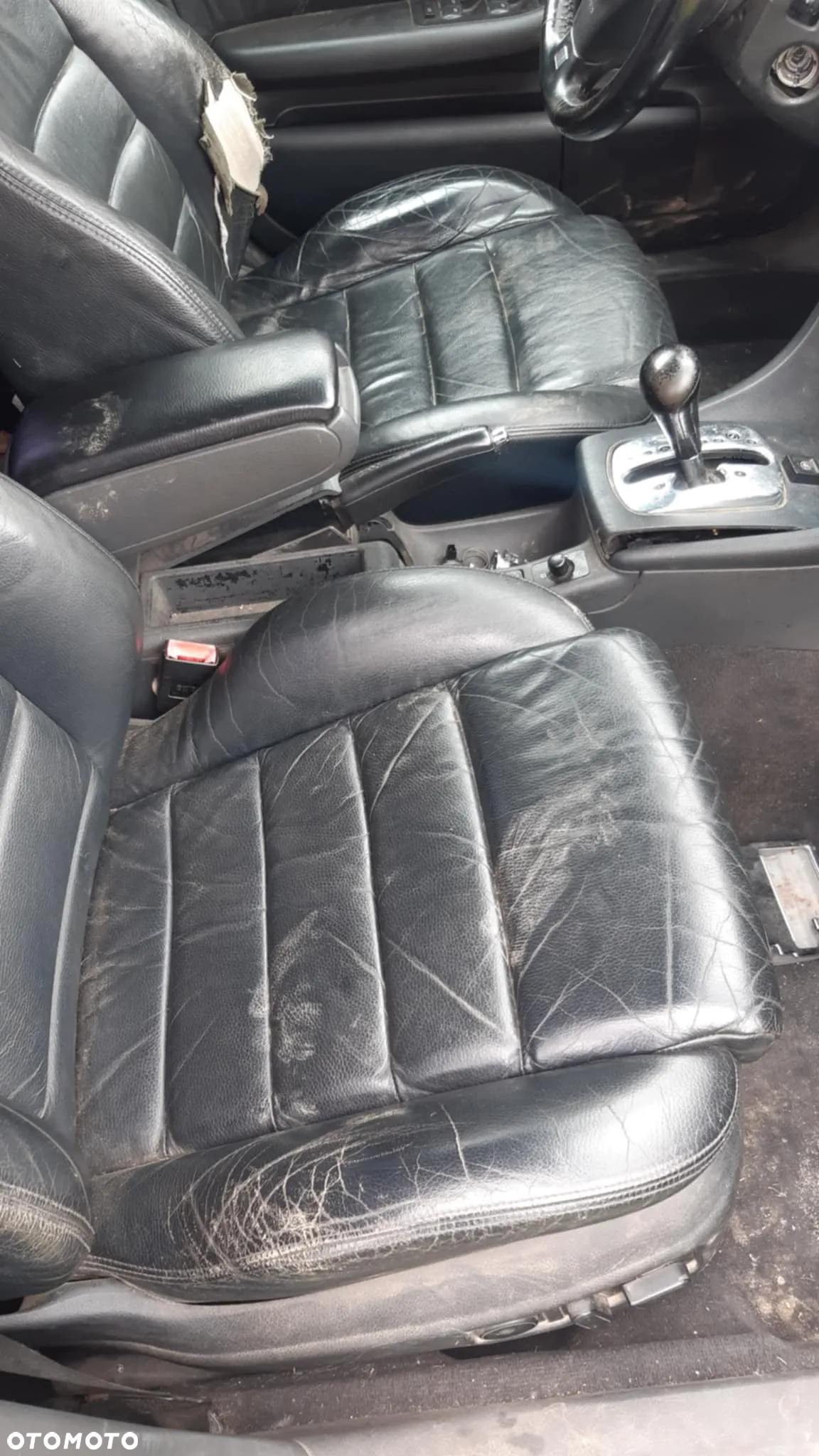KPL.FOTELE,BOCZKI CZARNA SKÓRA -AUDI A6/ C5 AVANT/ EUROPA - 8