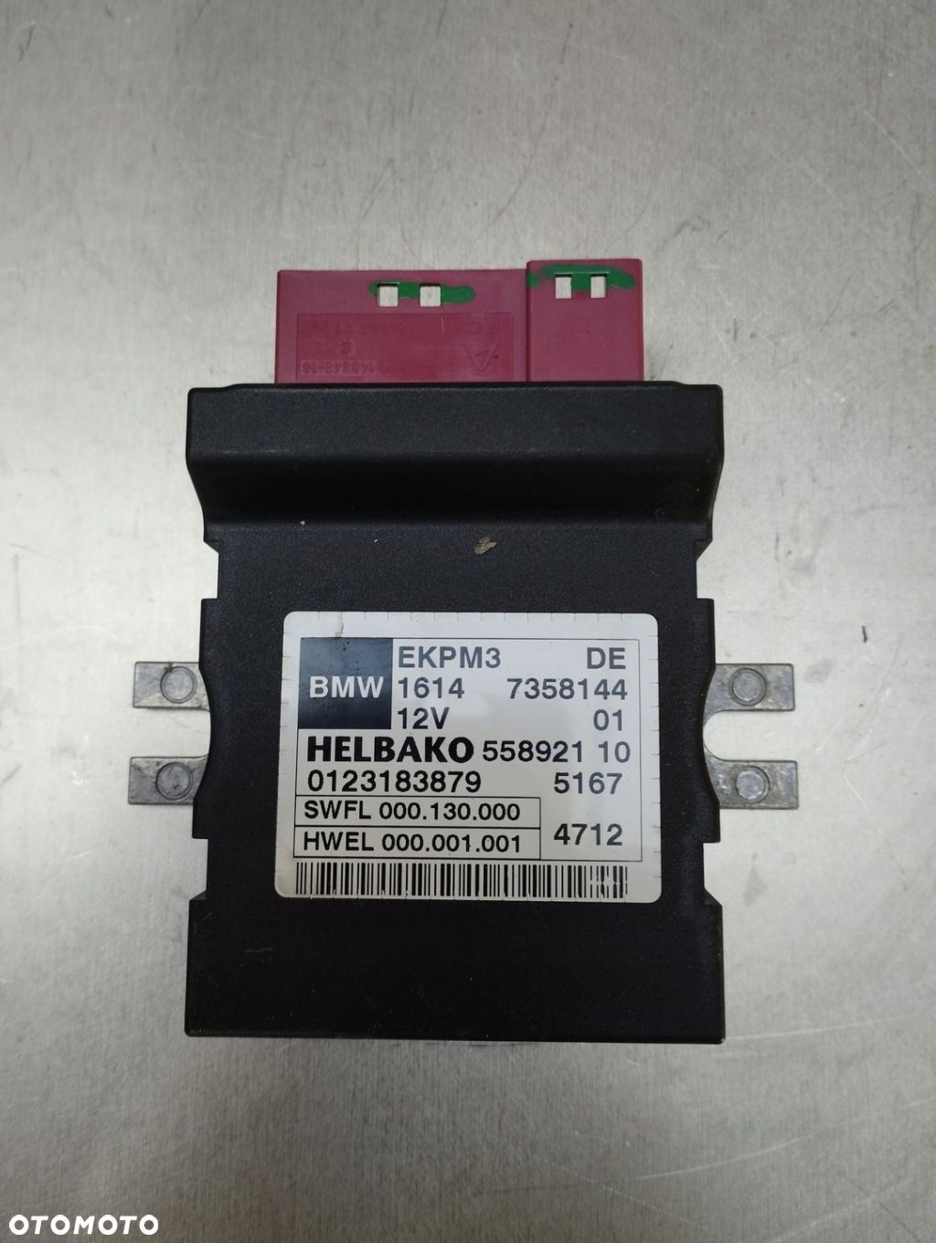 BMW F20 MODUŁ STEROWNIK POMPY PALIWA 7358144 - 1
